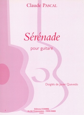 PASCAL Claude Srnade guitare Partition
