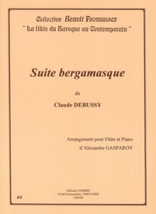 DEBUSSY Claude Suite bergamasque transcription pour flte et piano Partition
