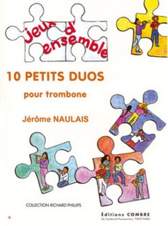 NAULAIS Jrme Petits duos (10) 2 trombones Partition