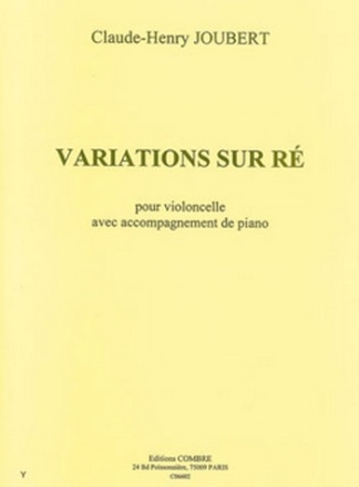 Variations sur r pour violoncelle et accompagnement de piano