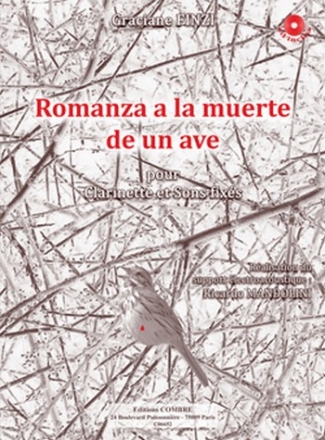 FINZI Graciane Romanza a la muerte de un ave clarinette et sons fixs Partition + CD