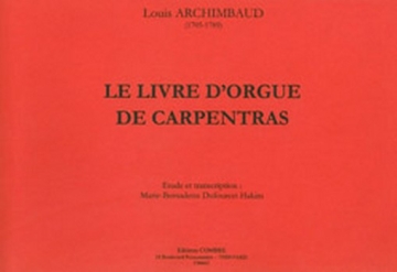 Le livre d'orgue de Carpentras
