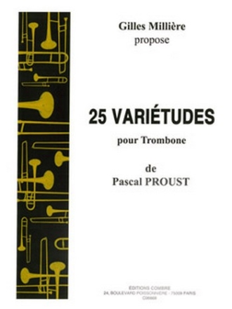 PROUST Pascal Varitudes (25) trombone solo Partition