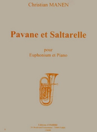 MANEN Christian Pavane et Saltarelle Op.177 euphonium et piano Partition