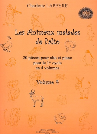 Les animaux malades de l'alto vol.4 pour alto et piano