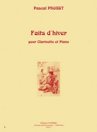 PROUST Pascal Faits d'hiver clarinette et piano Partition