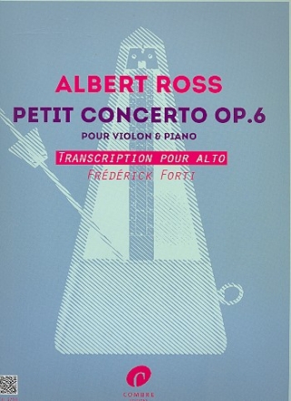 Petit concerto op.6 pour alto et piano