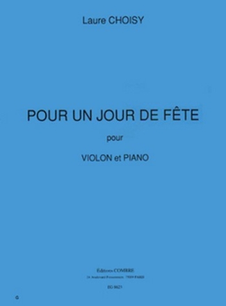 CHOISY Laure Pour un jour de fte violon et piano Partition