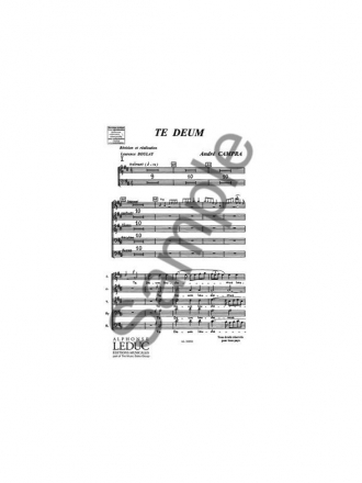 Campra Te Deum Chorus Pt