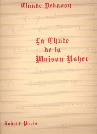 La chute de la Maison Usher pour chant et piano