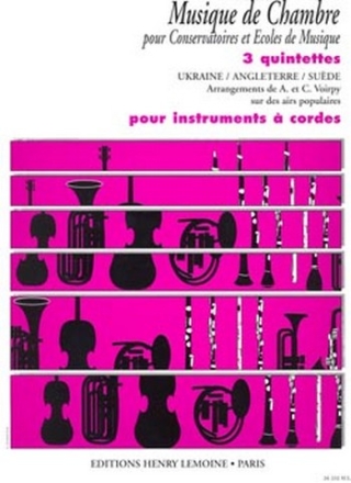 VOIRPY Alain Quintettes (3) quintette  cordes Partition