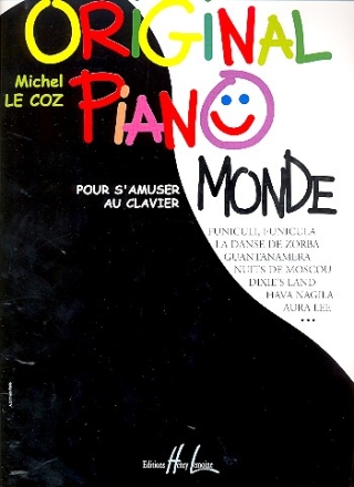 Original piano monde pour s'amuser au clavier Partition