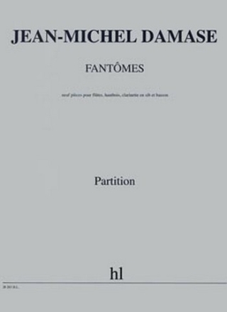 Fantmes pour flte, hautbois, clarinette et basson partition et parties