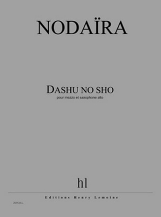 NODAIRA Ichiro Dashu no sho mezzo et saxophone alto Partition