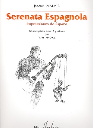Serenata espagnola pour 2 guitares partition