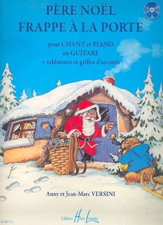 Pre Noel frappe  la porte (+CD): pour piano/chant/guitare/tablatures partition