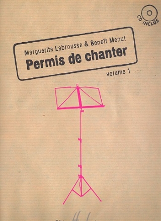 Permis de chanter vol.1 (+CD) pour chant et piano