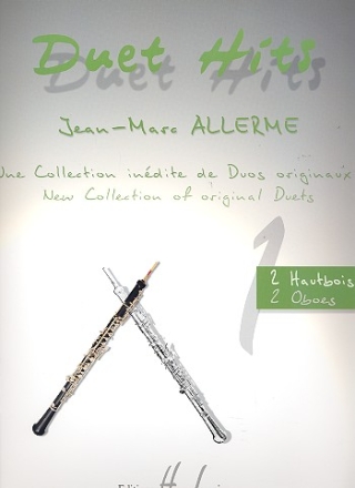 Duet Hits pour 2 hautbois (piano ad lib) 3 partitions