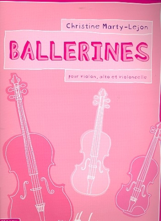 Ballerines pour violon, alto et violoncelle partition et parties