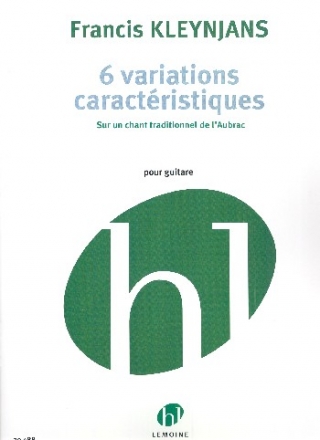 6 Variations caractristiques pour guitare