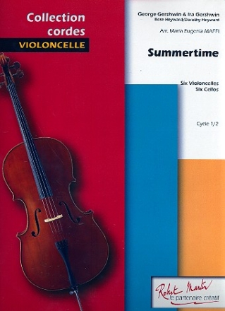 Summertime pour 6 violoncelles partition et parties