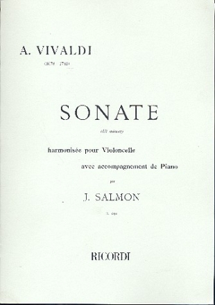 Sonate en ut mineur pour violoncelle et piano