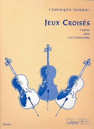 Jeux croiss pour 2 et 3 violoncelles 3 partitions