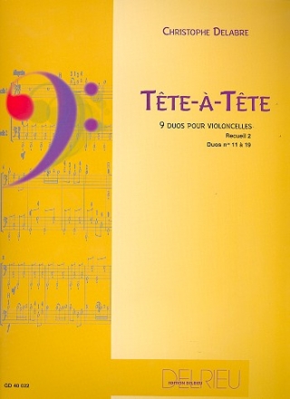 Tte--tte vol.2 pour  2 violoncelles partition