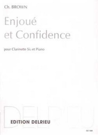 BROWN Charles Enjou et Confidence clarinette et piano Partition