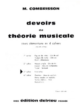 COMBRISSON M. Devoirs de thorie Vol.3 thorie musicale Partition