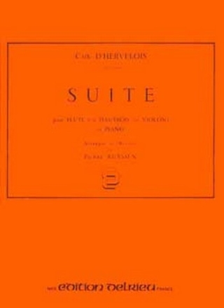 CAIX d'HERVELOIS Louis Suite flte ou hautbois ou violon et piano Partition