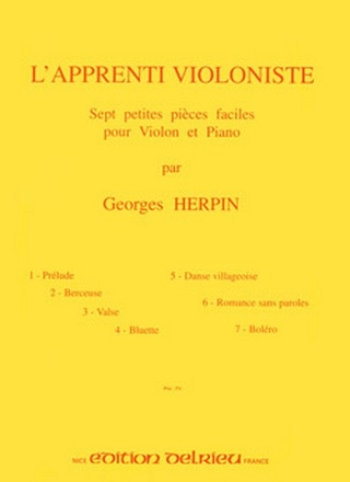 L'apprenti violoniste pour violon et piano