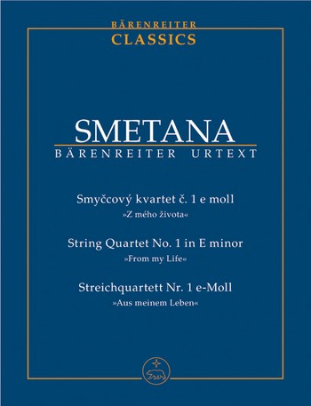 Streichquartett e-Moll Nr.1  Studienpartitur