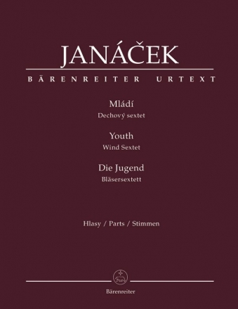 Mladi  fr Flte, Oboe, Klarinette, Horn, Fagott und Bass-Klarinette Stimmen