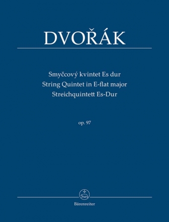 Quintett Es-Dur op.97 fr 2 Violinen, 2 Violen und Violoncello Studienpartitur