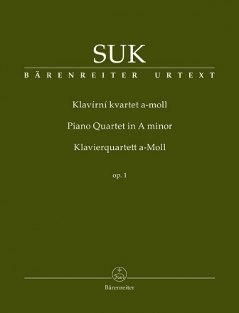 Quartett a-Moll op.1 fr Violine, Viola, Violoncello und Klavier Stimmen