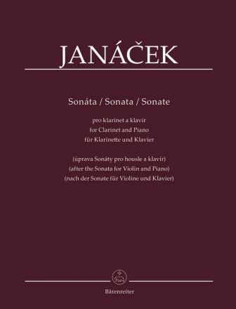 Sonate fr Klarinette und Klavier