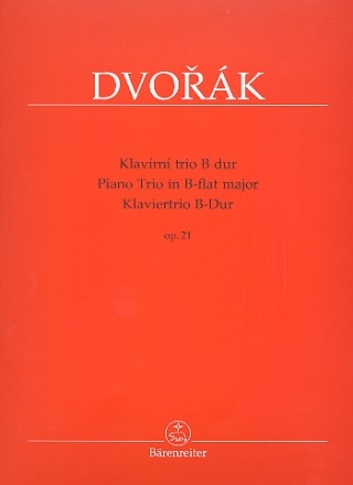 Trio B-Dur op.21 fr Violine, Violoncello und Klavier Stimmen