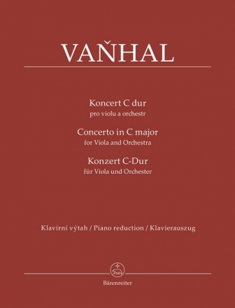 Konzert C-Dur fr Viola und Orchester fr Viola und Klavier