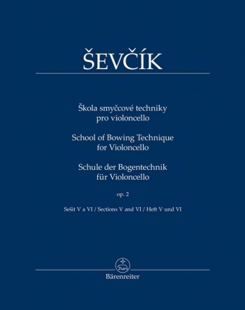 Schule der Bogentechnik op.2 Band 5 und 6 fr Violoncello
