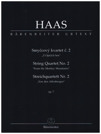 Quartett Nr.2 op.7 fr Streichquartett (Schlagzeug ad lib) Studienpartitur