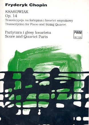 Krakowiak op.14 for piano and string quartet parts