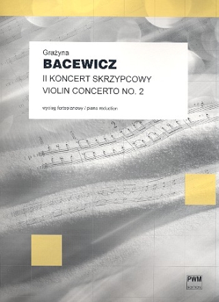 Konzert Nr.2 fr Violine und Orchester fr Violine und Klavier