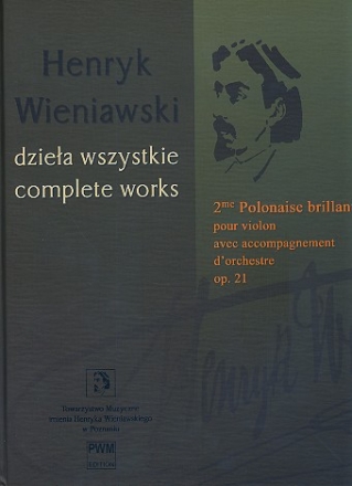 Polonaise brillante op.21 pour violon et orchestre partition