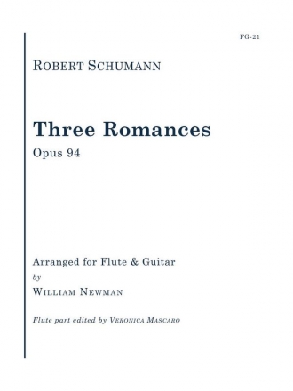 Schumann - Three Romances, Op. 94 Flute and Guitar