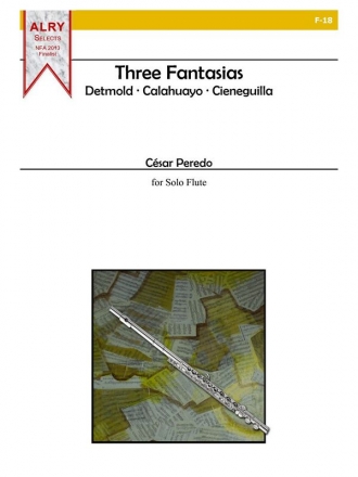 Peredo - Three Fantasias Solo Flute