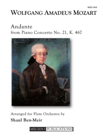 Mozart, Wolfgang Amadeus, Andante from Piano Concerto No. 21 Flute Choir