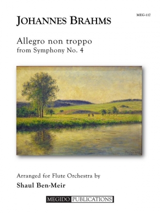 Brahms, Johannes, Allegro non troppo from Symphony No. 4 Flute Choir