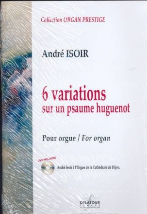 6 Variations sur un psaume huguenot (+CD)  pour orgue