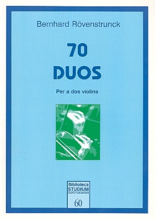 70 Duos  per a 2 violins partitura